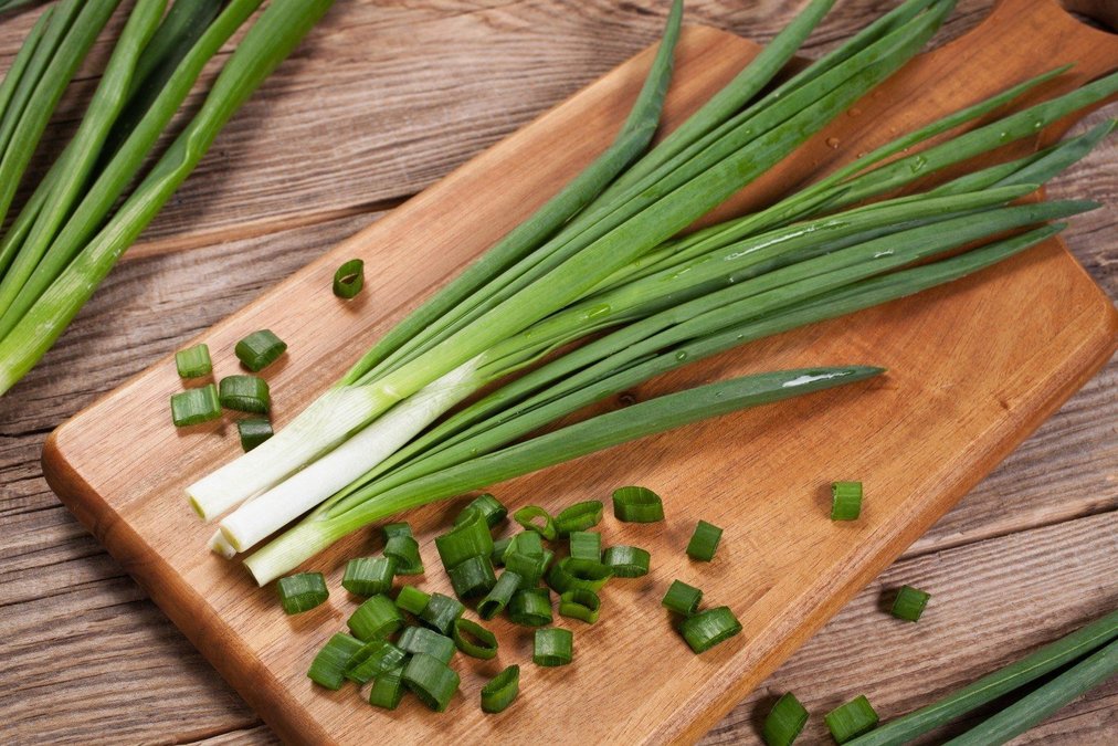 Салаты с зеленым луком: недорогие рецепты салатов с лука зеленого