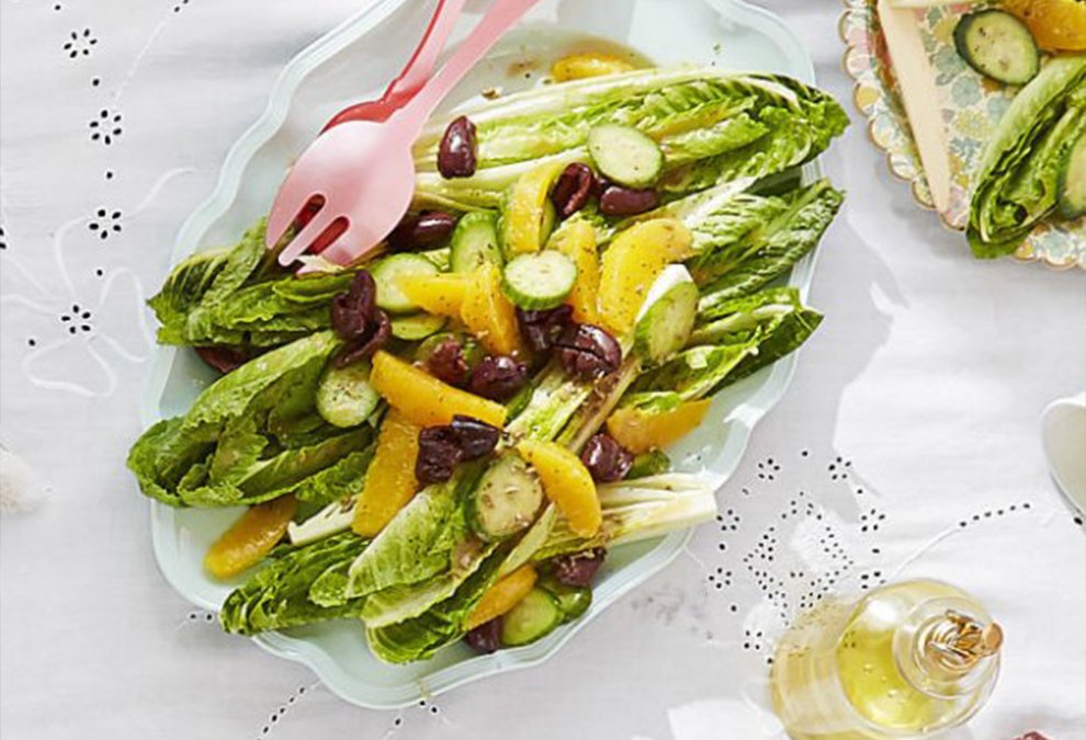 Апельсиновый салат с оливками: полезный салат на пикник