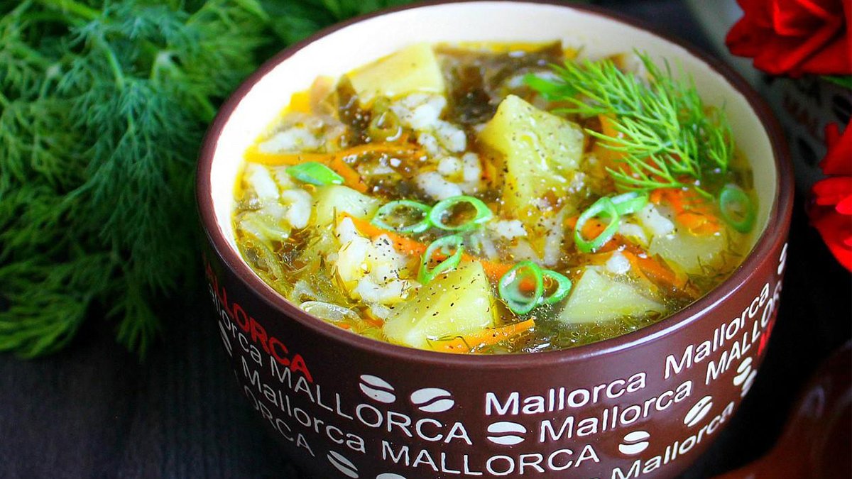 Суп с рисом – легкий рецепт без мяса – домашний суп с рисом