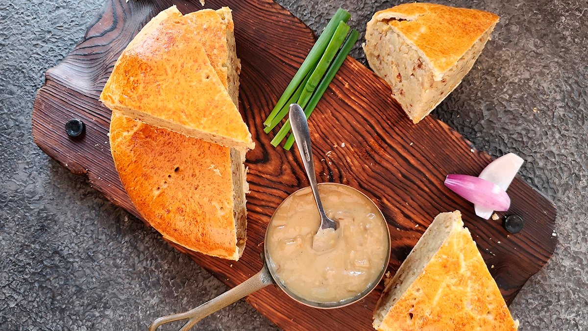 Пісний гречаний пиріг – рецепт пирога з гречки і картоплі