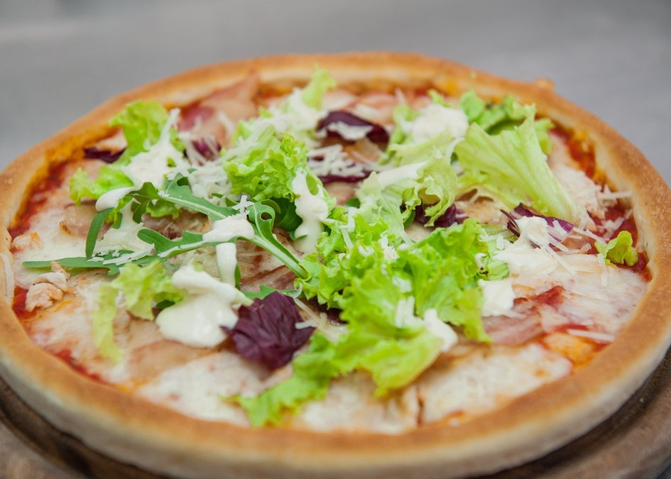 Рецепт пиццы Цезаре в домашних условиях: пицца как в ресторане